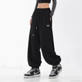 Hip Hop Letter Drawstring Jogging Pants image 4