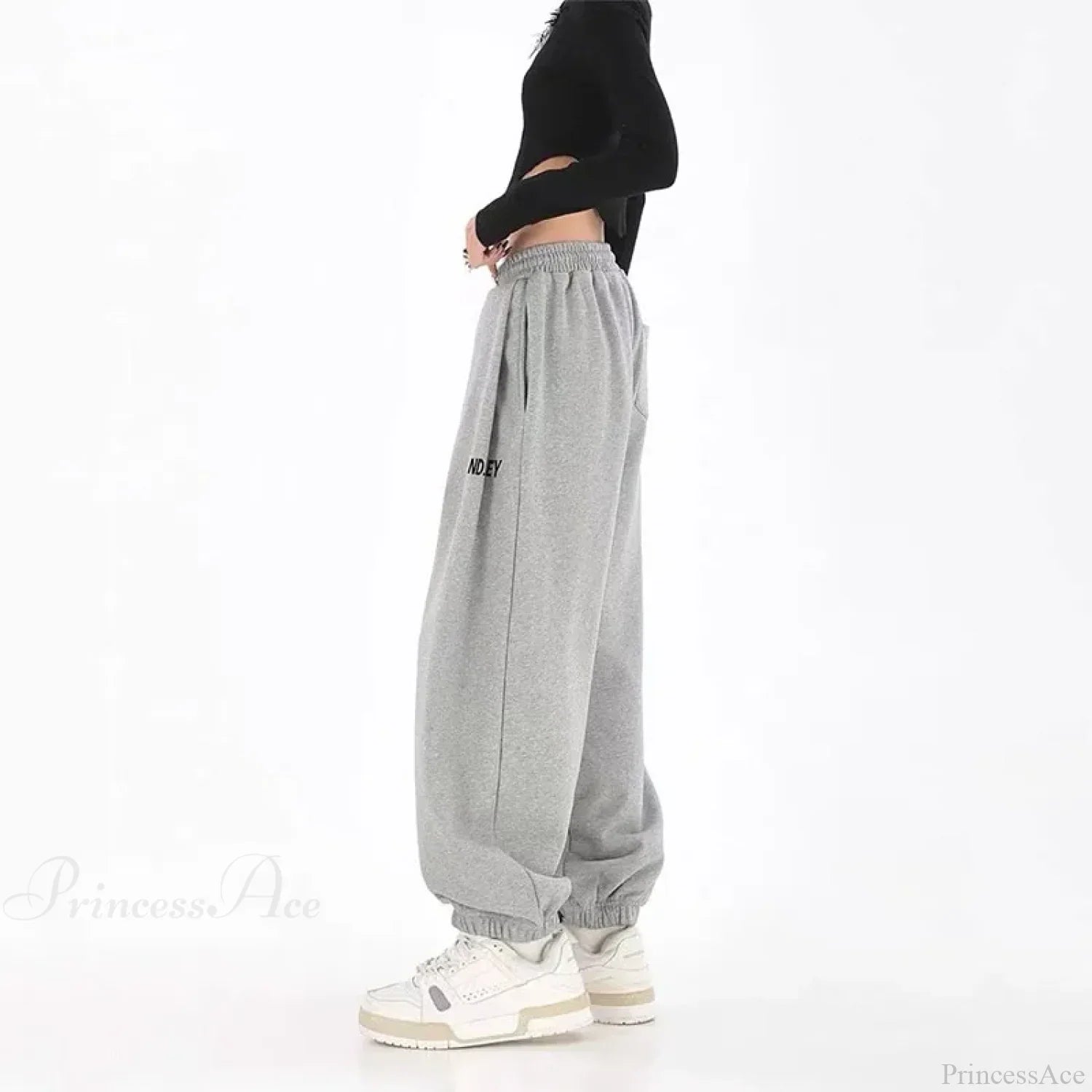 Hip Hop Letter Drawstring Jogging Pants image 3