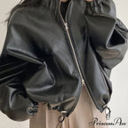 Hip Hop Personalized PU Leather Jacket image 3