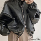 Hip Hop Personalized PU Leather Jacket image 5