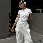 Hiphop Pockets Sweatpants Vintage Spice Girls image 6