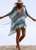 Hollow Deep V-neck Lace Up Tunic Mini Dress image 7
