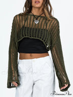 Hollow Out Crochet Trendy Cover Up Maxi Dress image 2