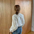Hollow Out Elegant Casual Blouse Women Blouses image 4