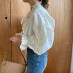 Hollow Out Elegant Casual Blouse Women Blouses image 3