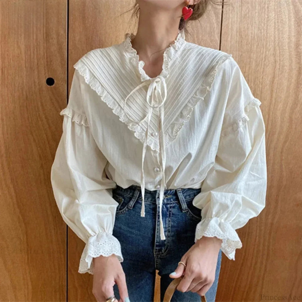 Hollow Out Elegant Casual Blouse Women Blouses image 1