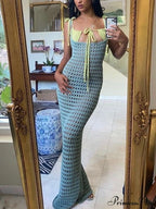 Hollow Out Graceful Bodycon Maxi Dress image 4
