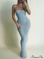 Hollow Out Graceful Bodycon Maxi Dress image 5