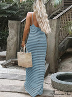 Hollow Out Graceful Bodycon Maxi Dress image 6