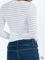 Hollow Out Irregular Hem Retro Ruched T-Shirts image 5