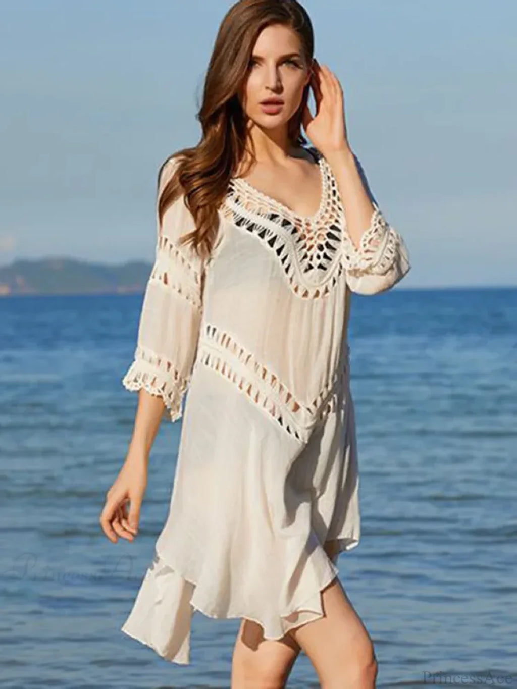 Hollow Out See Through Bikini Cover Up image 3