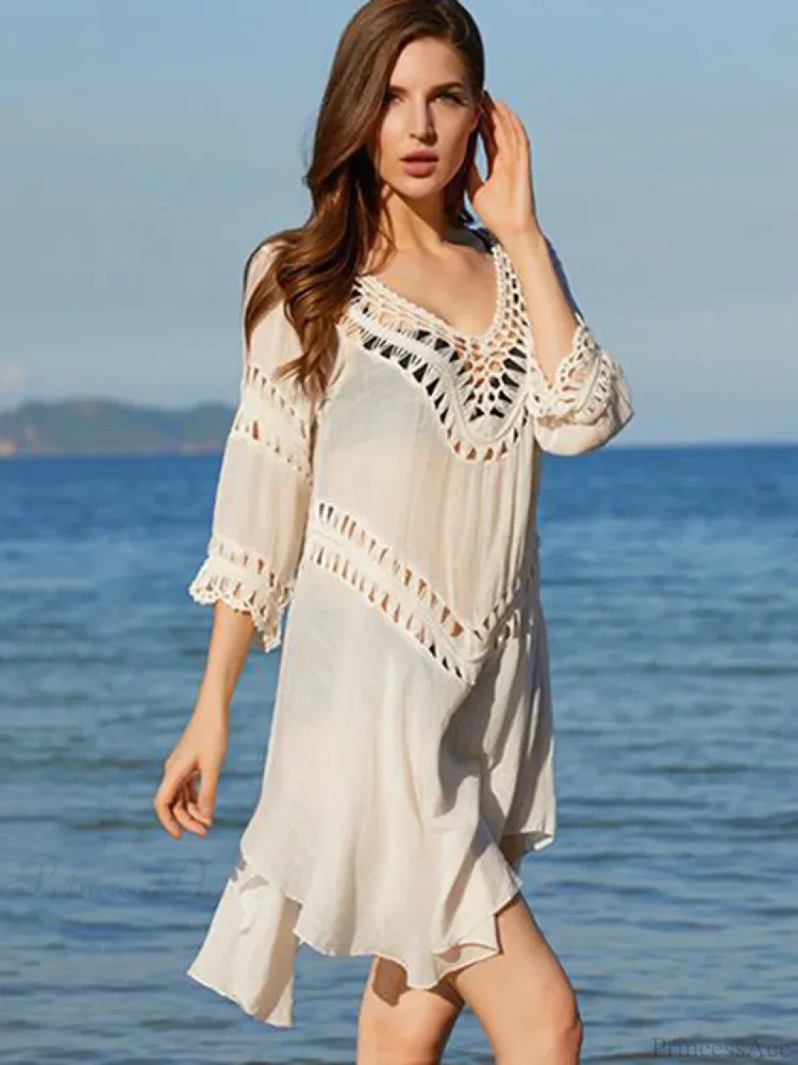 Hollow Out See Through Bikini Cover Up image 3