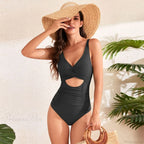 Hollow Out Solid Fashion One Piece Set image 2