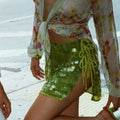 Hollow Out Sparkle Sequined Skirt image 1