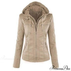 Hooded Leather Jacket image 3