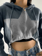 Hooded Solid Color Trendy Casual Sweatshirt Dress image 5