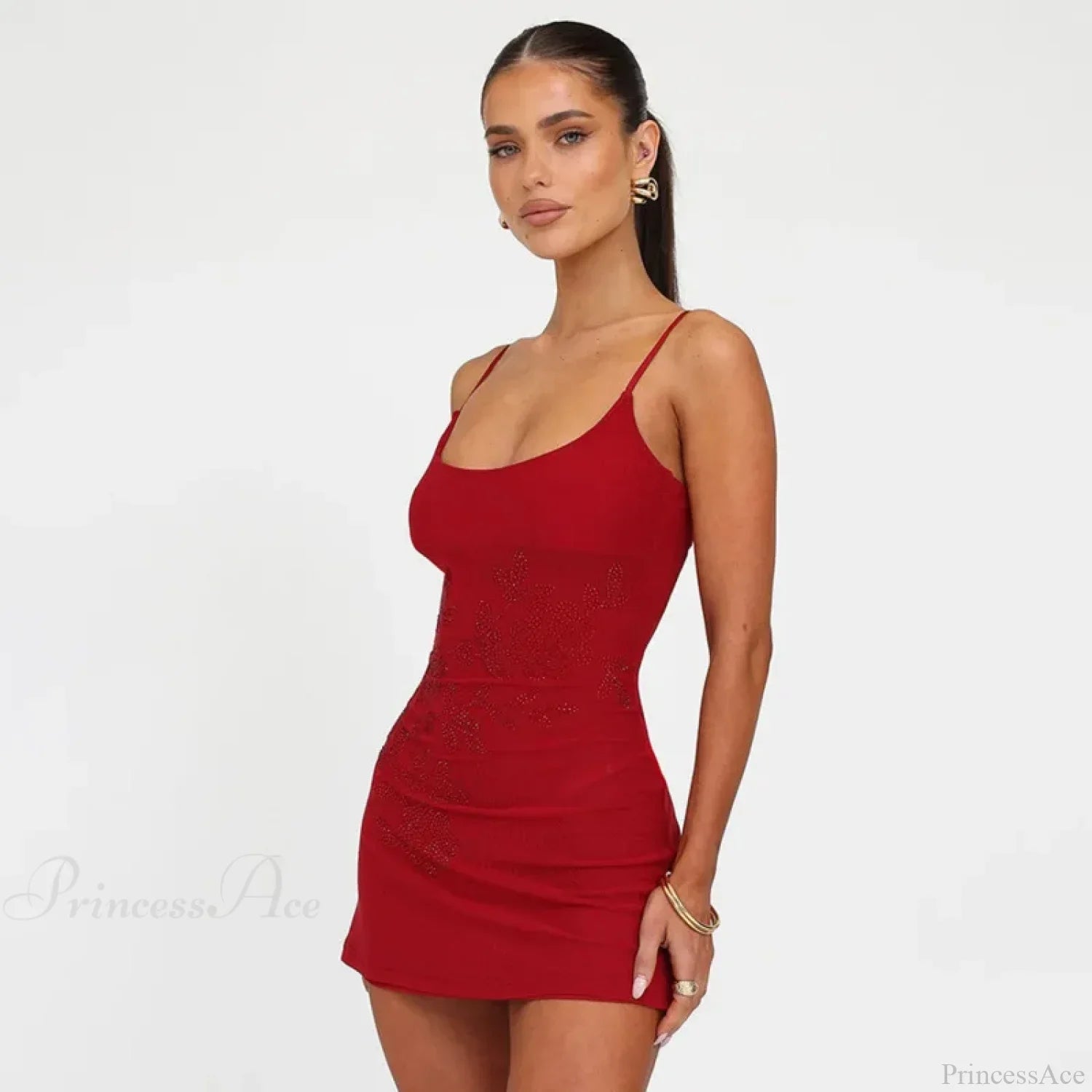 Hot Diamond Backless Vacation Dress image 3
