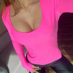 Hot Pink Crop Tops image 8