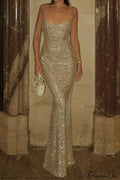 Hotfix Crystal Halter Backless Bodycon Party Dress image 1
