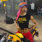 I do My Charming Own Stunts Graphic Tee image 7