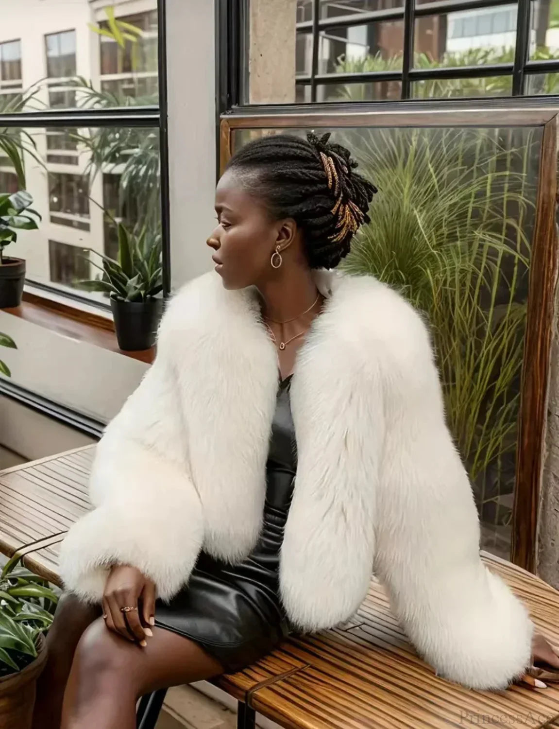 ImiTation Fox Warm Elegant Coat image 1