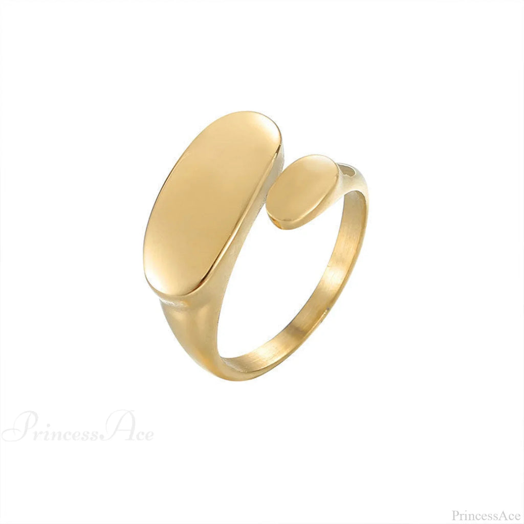 Ins Fashion Minimalist Style Irregular Open Rings image 5