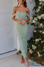 Intergalactic Off Stylish Shoulder Maxi Dress image 14
