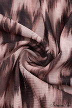 Irregular Hem Leopard Print Ruffled Blouse image 4
