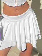 Irregular Low Waist Pleated Skirt image 1