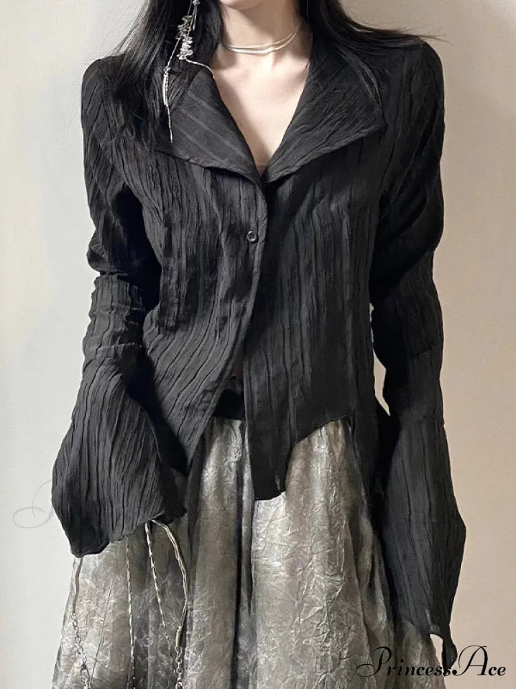 Minimalist Button-Up Blouse image 1