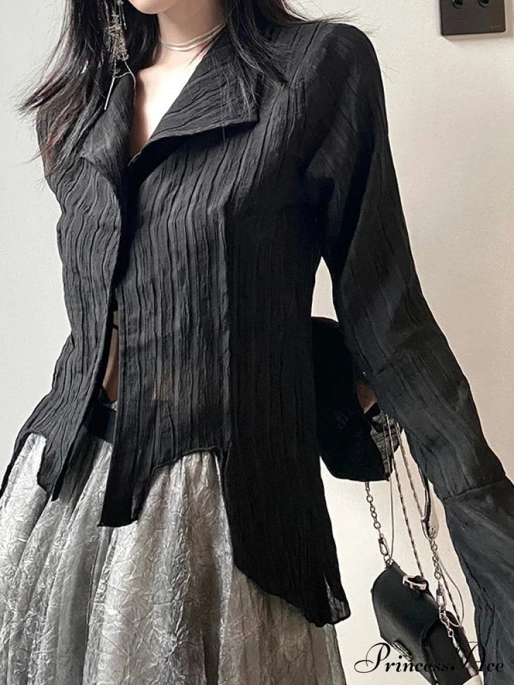 Minimalist Button-Up Blouse image 2