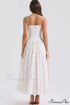Isabella White Stylish Cotton Sundress image 12