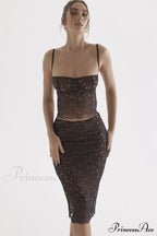 Jacinta Lace Camisole Top Graceful + Midi Skirt Set image 3