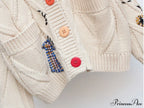 Jacket Loose Pocket Embroidery Fashion Knit Cardigan image 14