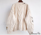 Jacket Loose Pocket Embroidery Fashion Knit Cardigan image 10