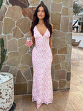 Jacquard Elegant Midi Long Vacation Dress image 1