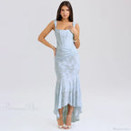 Jacquard Off Shoulder Mermaid Vacation Dress image 7