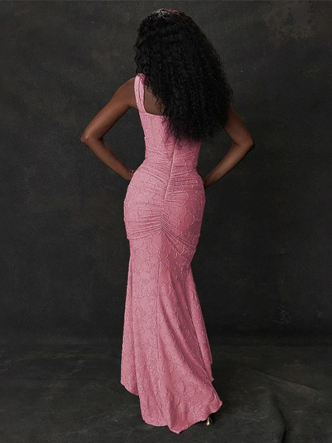 Jacquard Off Shoulder Mermaid Vacation Dress image 5