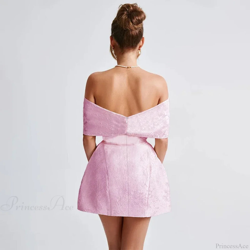 Jacquard Waist Wrap A-line Vacation Dress image 3