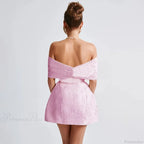 Jacquard Waist Wrap A-line Vacation Dress image 3