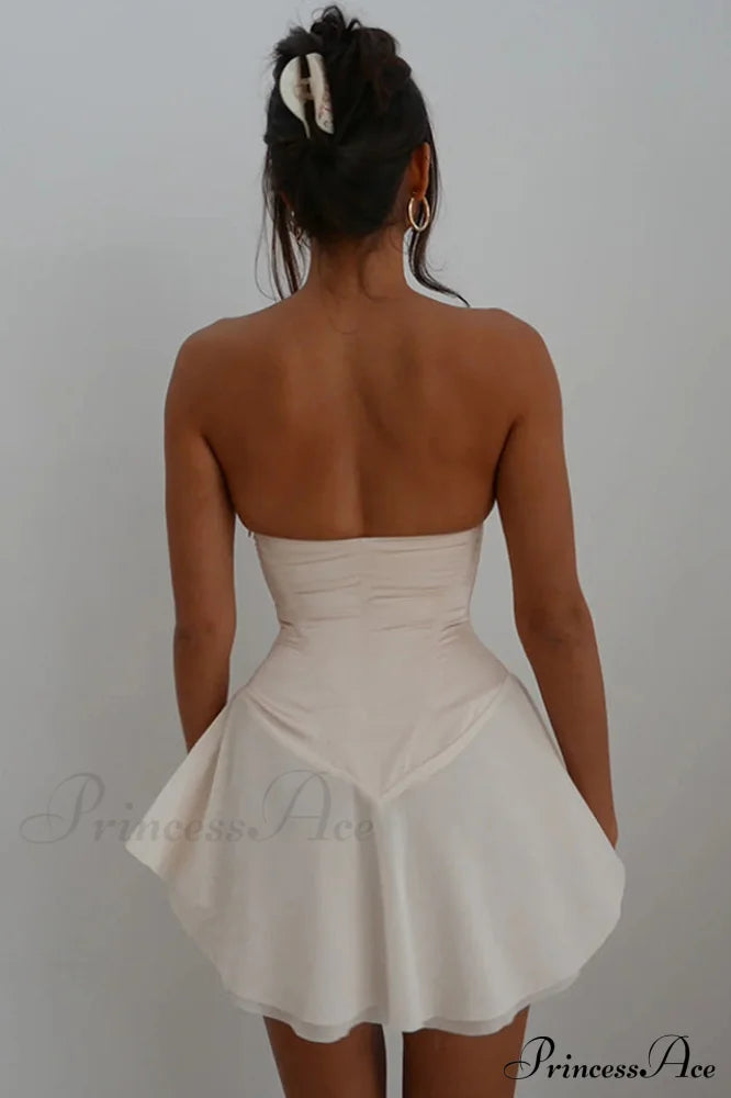 Jacqueline Strapless Stylish Corset Mini Dress image 8