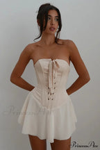 Jacqueline Strapless Stylish Corset Mini Dress image 7