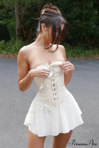 Jacqueline Strapless Stylish Corset Mini Dress image 5