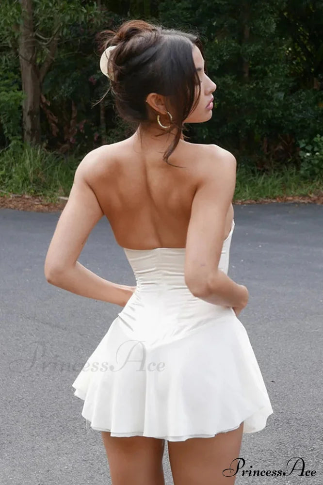 Jacqueline Strapless Stylish Corset Mini Dress image 6