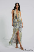Jaded London Stylish Cindy Plunge Dress image 1