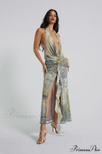 Jaded London Stylish Cindy Plunge Dress image 5