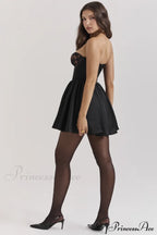 Jadore Lace And Charming Satin Mini Dress image 6