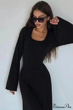 Jaye Long Stylish Sleeve Maxi Dress image 6