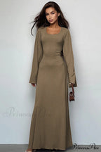 Jaye Long Stylish Sleeve Maxi Dress image 3