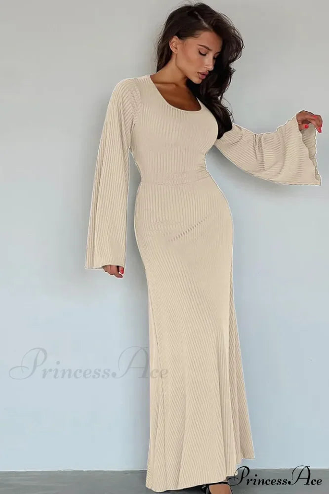 Jaye Long Stylish Sleeve Maxi Dress image 17